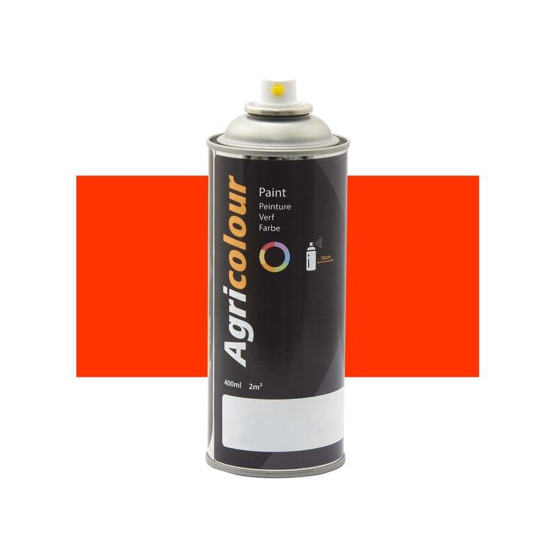 Paint - Agricolour - Orange, Gloss 400ml Aerosol | Sparex Part Number: S.92224