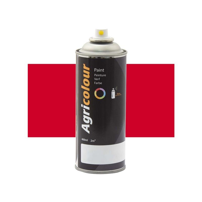 Paint - Agricolour - Red, Gloss 400ml Aerosol | Sparex Part Number: S.92104