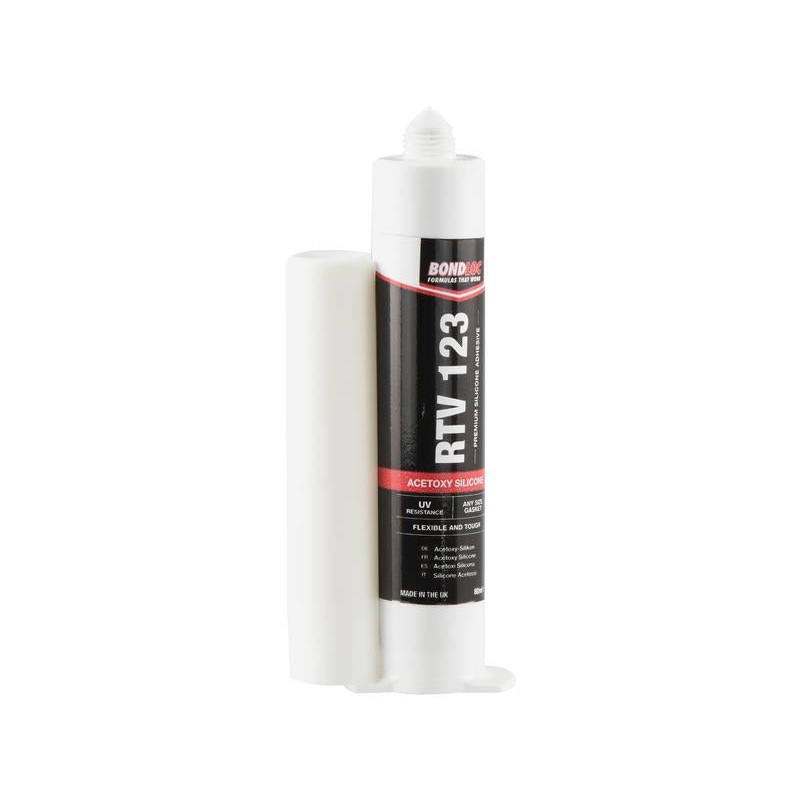 Silicone - Black RTV3 - 80ml | Sparex Part Number: S.24133