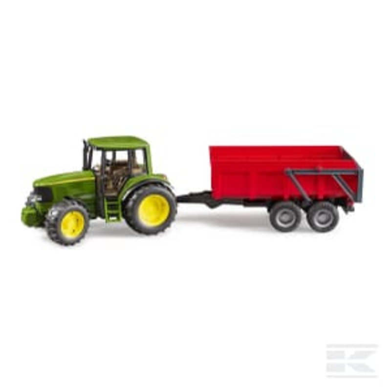 John Deere 6920 with Tipping Trailer  1:16 Scale, Durable & Playable Farm Model | U02057