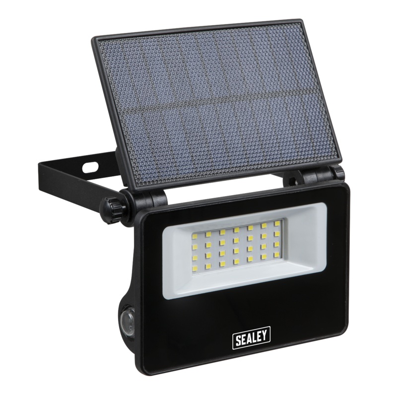 Extra-Slim Solar Floodlight with Wall Bracket 20W SMD LED - LED20S