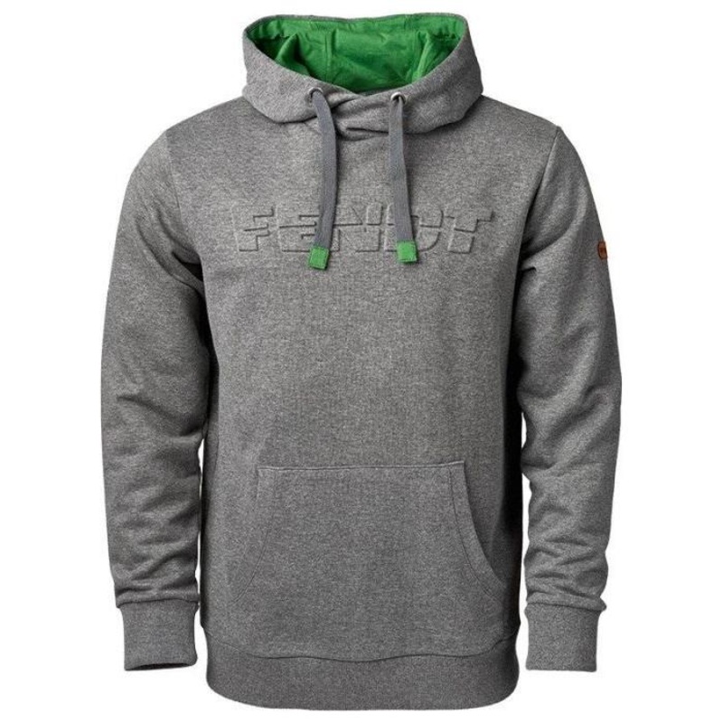 Fendt Mens Hoodie  Melange Look & 3D Logo | X99101826