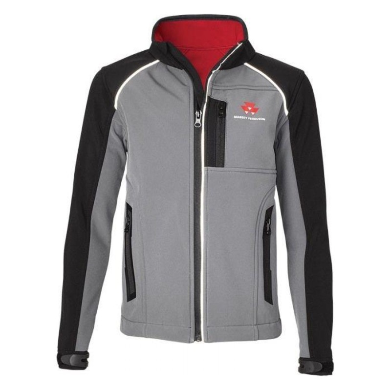 Massey Ferguson Kids Softshell Jacket  Weather-Resistant & Reflective | X993311802