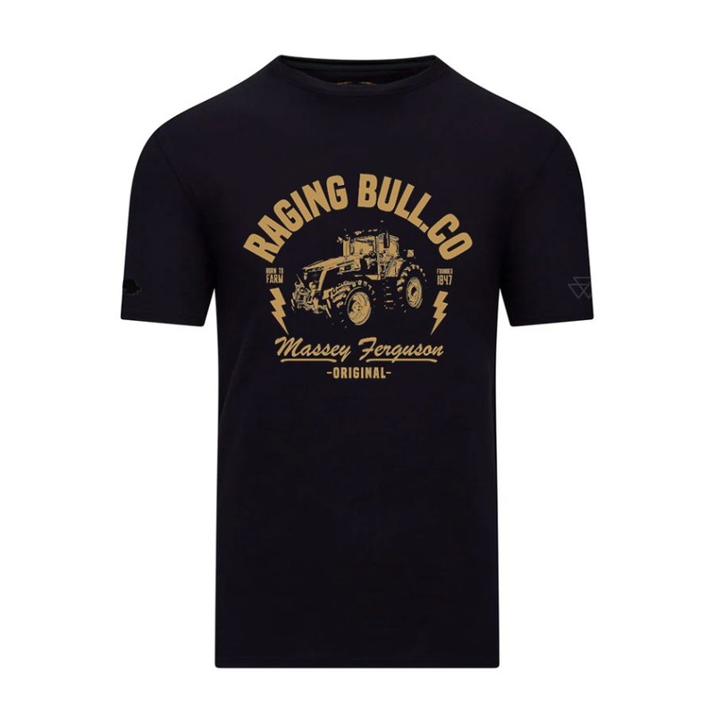 Massey Ferguson "Lightning Bolt" T-Shirt  Black | Limited Edition | X993622404