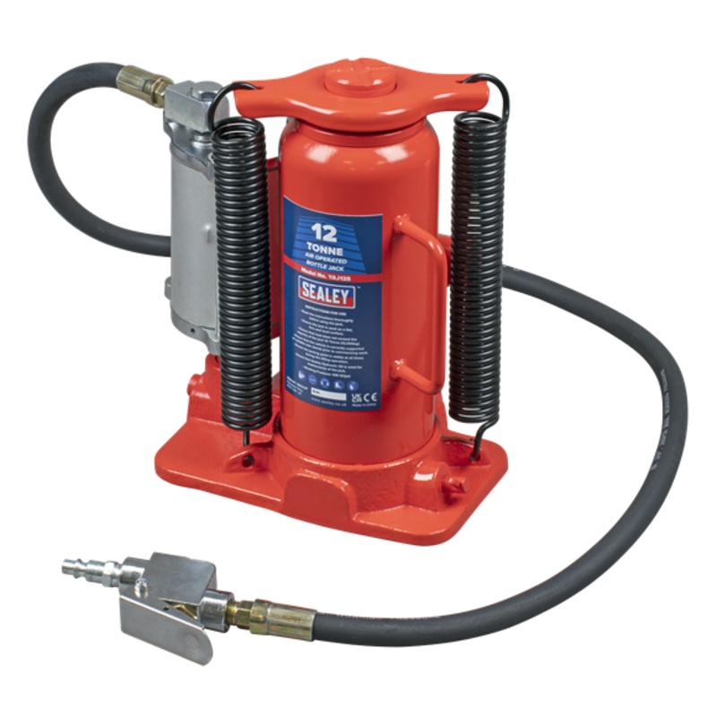 Sealey | Air Operated Hydraulic Bottle Jack 12 Tonne - YAJ12S
