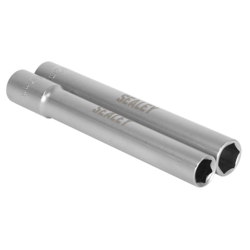 Sealey | Extra-Deep Socket Set 3/8"Sq Drive 2pc - SX1012