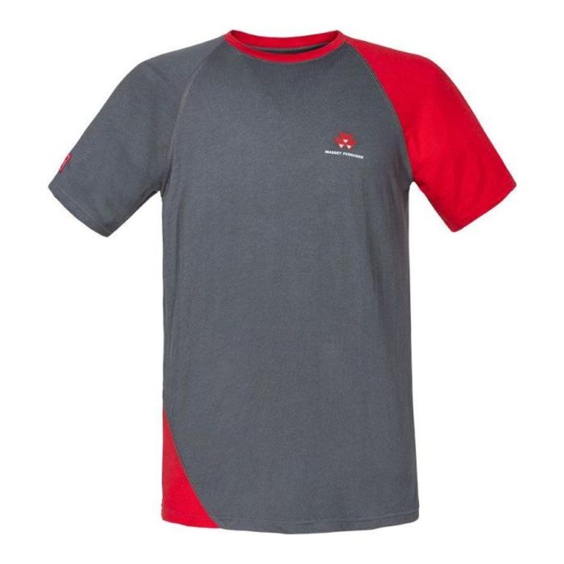 *SPECIAL PRICE* - Massey Ferguson Grey T-Shirt Anti-Bacterial Fabric  X993322101
