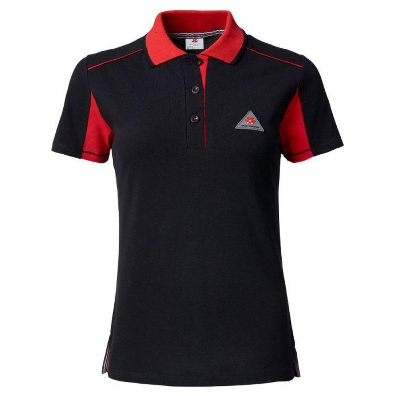 *SPECIAL PRICE* - Massey Ferguson Ladies Black Polo with Red Trim  X993322002