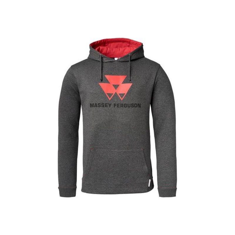 *SPECIAL PRICE* - Massey Ferguson Mens Hoodie Grey Pullover with Logo  X993312006