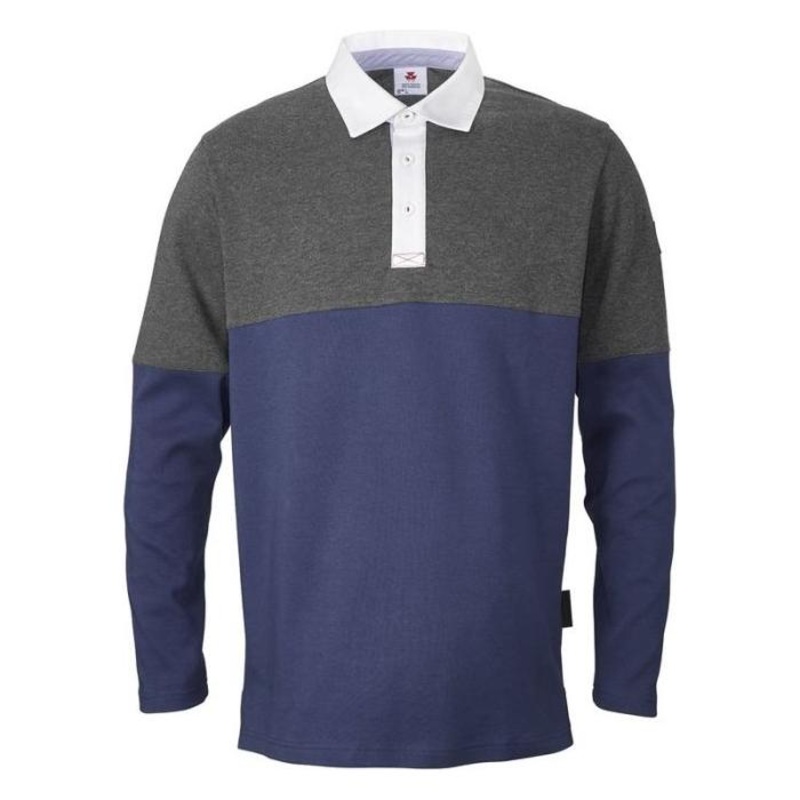 *SPECIAL PRICE* - Massey Ferguson Mens Rugby Shirt  Long Sleeve Cotton  X993321706