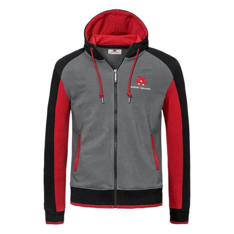 *SPECIAL PRICE* - Massey Ferguson Raglan Hoodie Jacket with Zip & Hood  X993412104