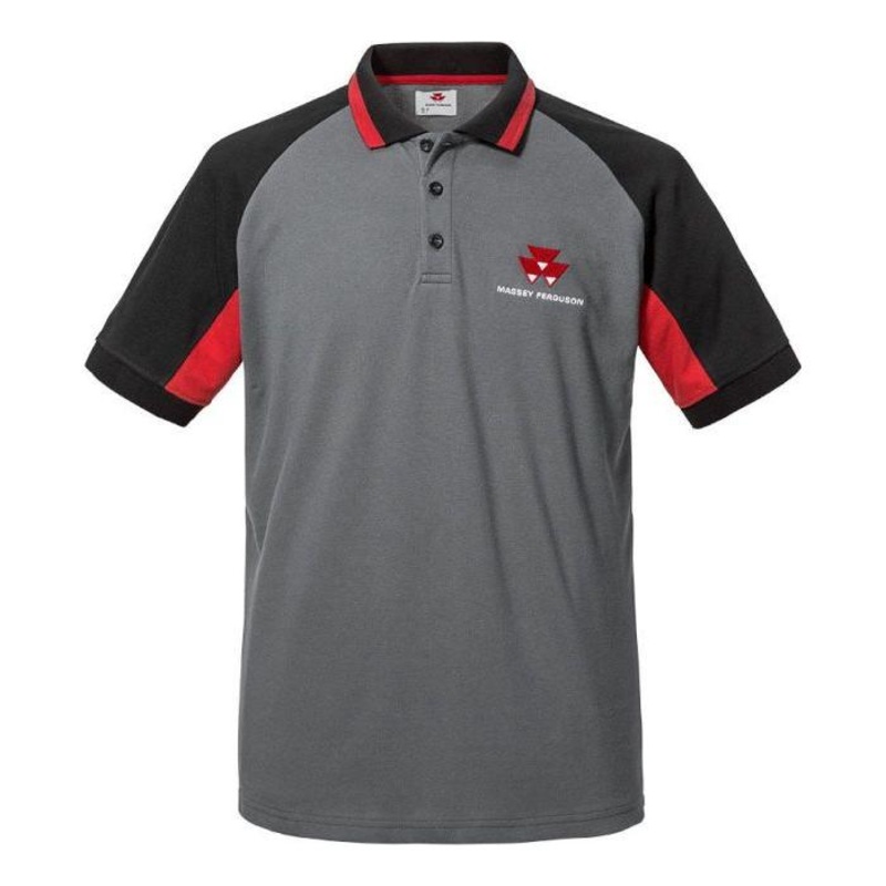 *SPECIAL PRICE* - Massey Ferguson Raglan Polo Shirt, Cotton Comfort  X993412102