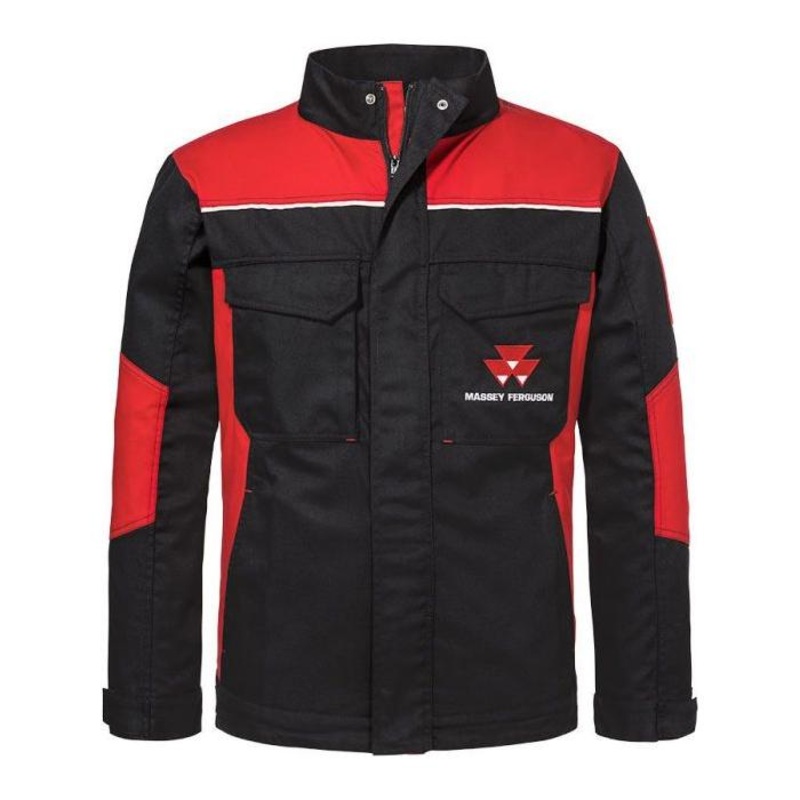 *SPECIAL PRICE* - Massey Ferguson Work Jacket Black Red Durable Design  X993452102