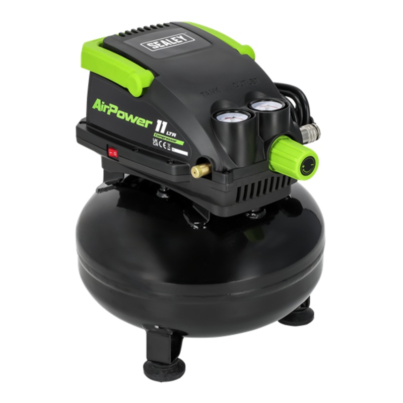 Sealey | 11L Oil Free Direct Drive Air Compressor 0.5hp - SAC1100