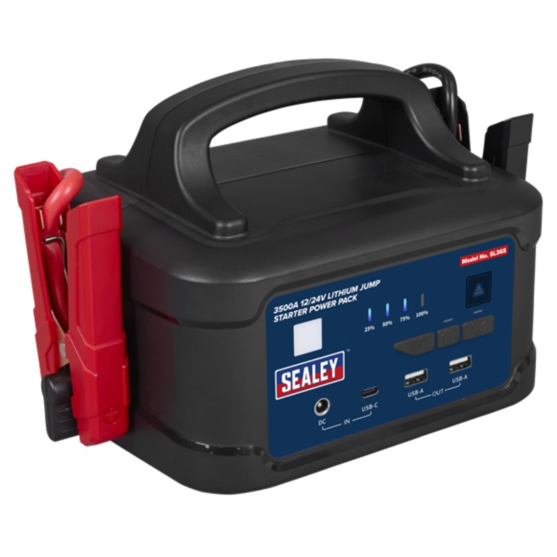 Sealey | 3500A 12/24V Lithium Jump Starter Power Pack - SL36S