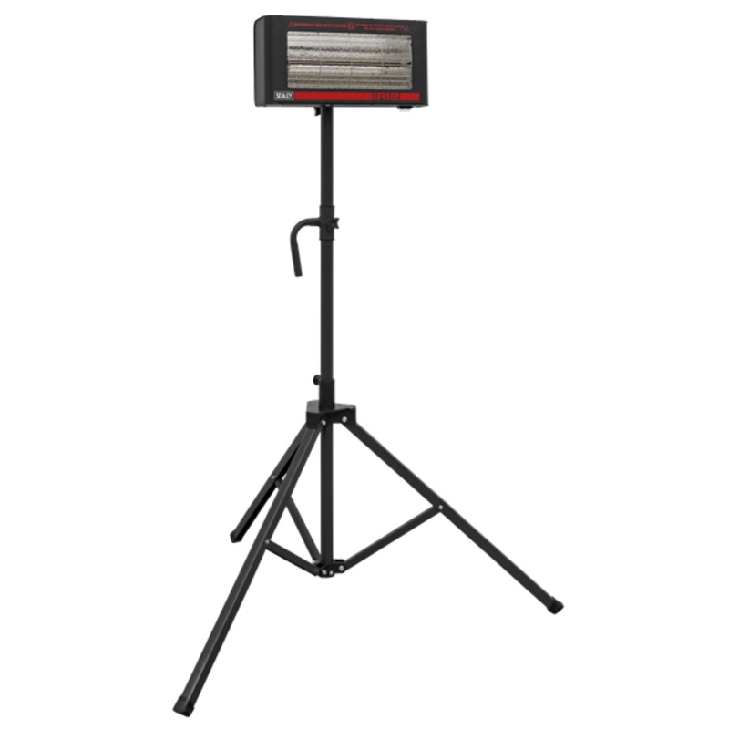 Sealey | Infrared Quartz Heater with Tripod Stand 230V 1.2kW - IR12CT