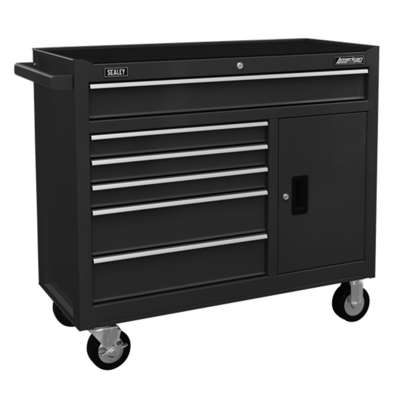 Sealey | American PRO Rollcab 6 Drawer - Black - AP4106B