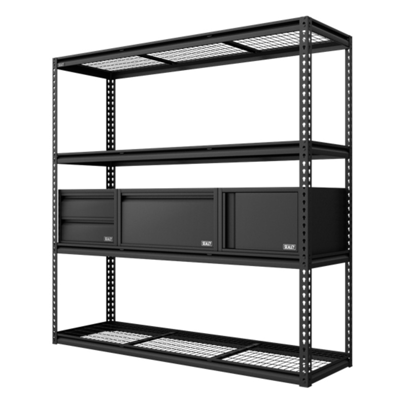 Sealey | Heavy-Duty Modular Racking Kit with 3 Storage Units - APMRCOMBO1