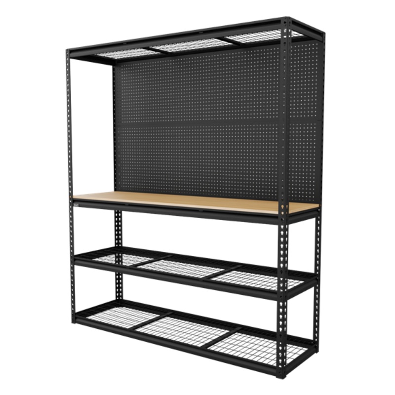 Sealey | Heavy-Duty Modular Workbench with Racking & Pegboard 1820mm 300kg Capacity Per Level - APMWB1