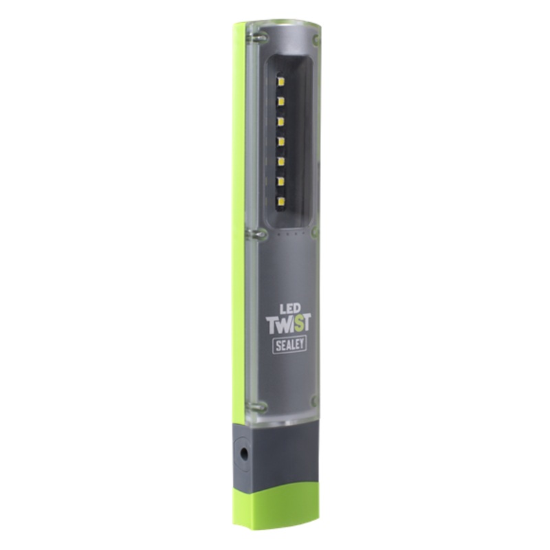 Sealey | LED Twist Rechargeable Inspection Light 2W & 1W SMD LED - LED401G