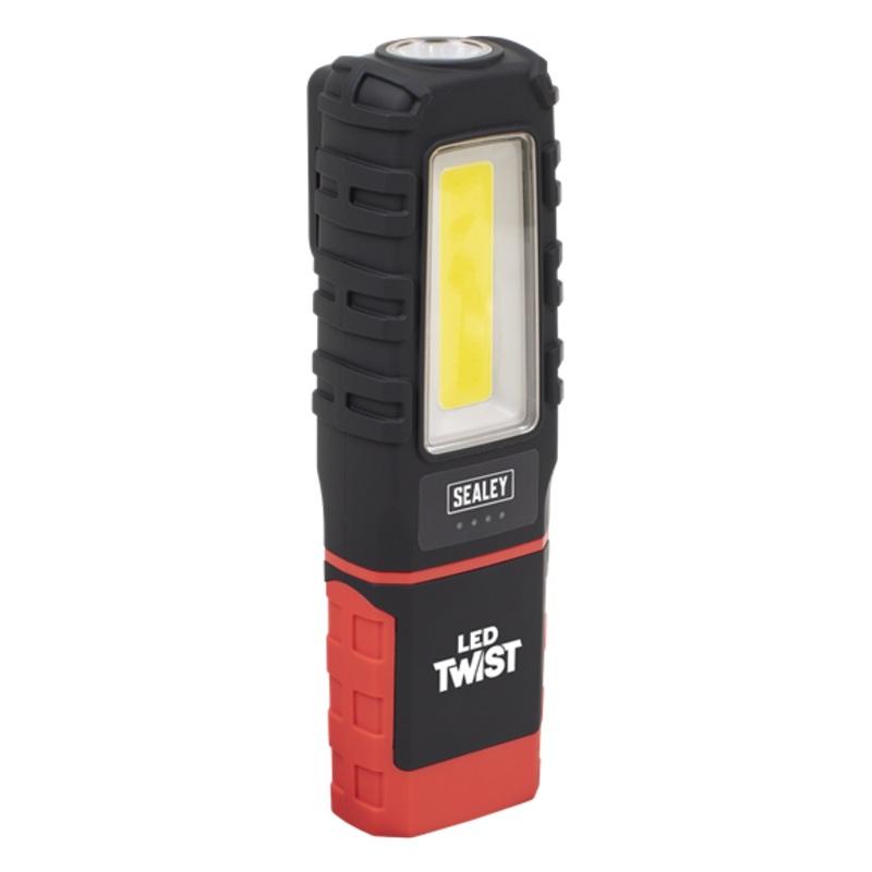 Sealey | LED Twist Rechargeable Inspection Light 5W COB & 1W SMD - LED601