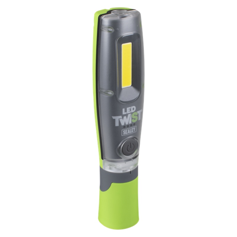 Sealey | LED Twist Rechargeable Inspection Light 8W COB & 1W SMD - LED1001G