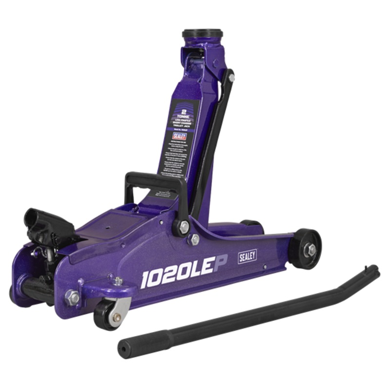 Sealey | Low Profile Short Chassis Trolley Jack 2 Tonne - Purple - 1020LEP