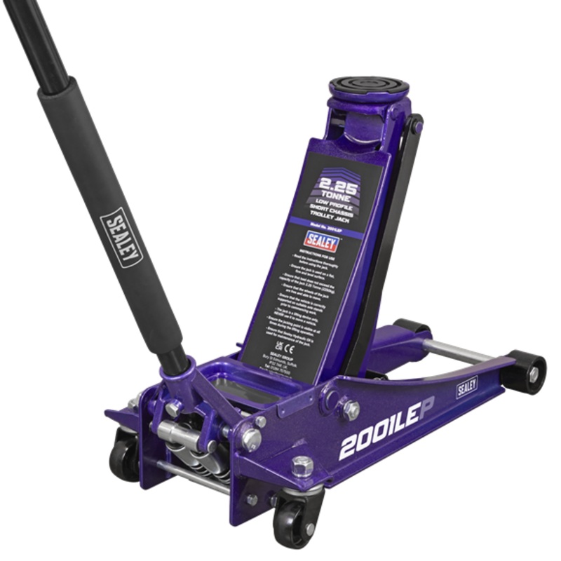 Sealey | Low Profile Trolley Jack with Rocket Lift 2.25 Tonne - Purple - 2001LEP