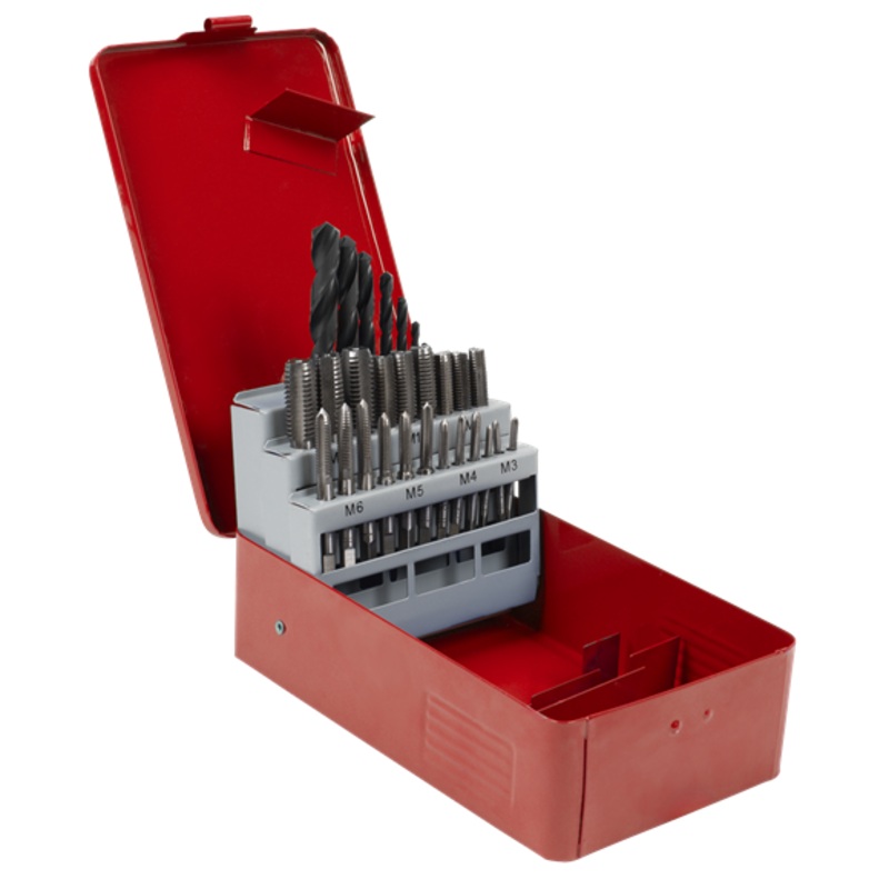 Sealey | Metric Tap & Drill Bit Set 28pc - AK3023