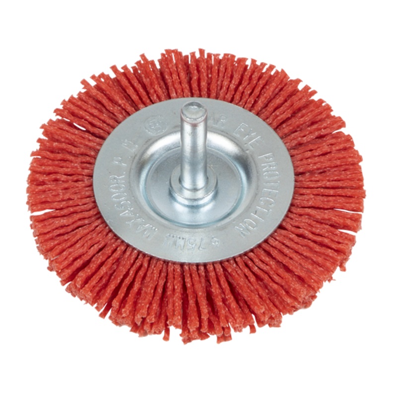 Sealey | Nylon Filament Circular Brush 75mm with 6mm Shaft - NFBC75