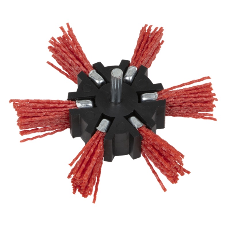 Sealey | Nylon Filament Strip Brush 100mm with 6mm Shaft - NFBS100