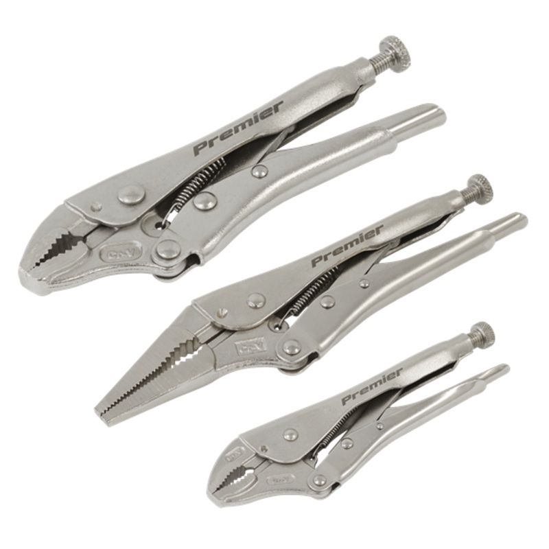 Sealey | Premier Locking Pliers Set 3pc - AK6876