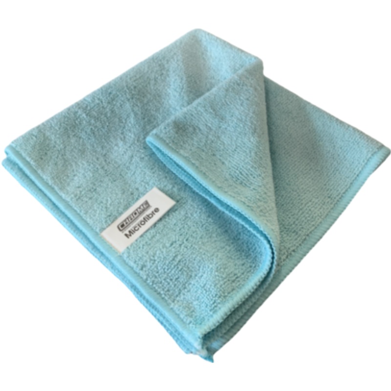 Blue Microfibre Cloth 12 Pack  Ultra-Soft, Reusable & Streak-Free Cleaning