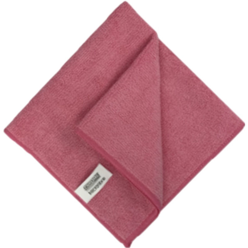 Pink Microfibre Cloth 12 Pack  Ultra-Soft, Reusable & Streak-Free Cleaning