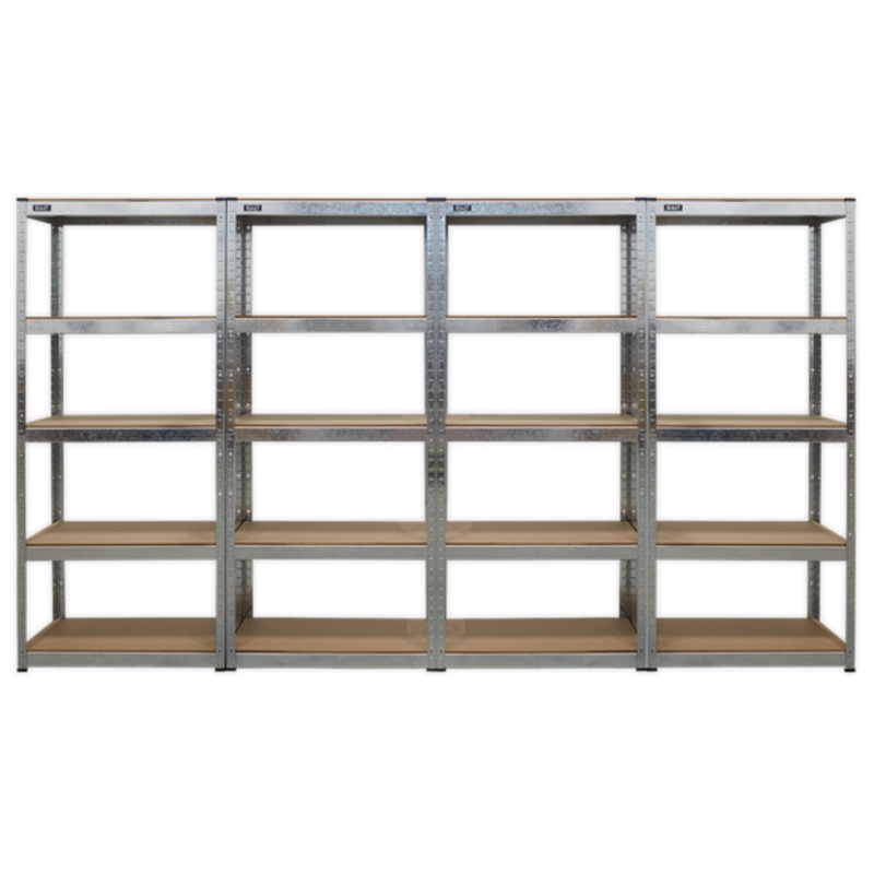 Sealey | Racking Unit 5 Shelf 150kg Capacity Per Level - Set of 4 - AP6150GSCOMBO