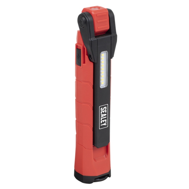 Sealey | Rechargeable 360 Inspection Light 10W & 2 x 4W SMD LED - Red - LED3605R