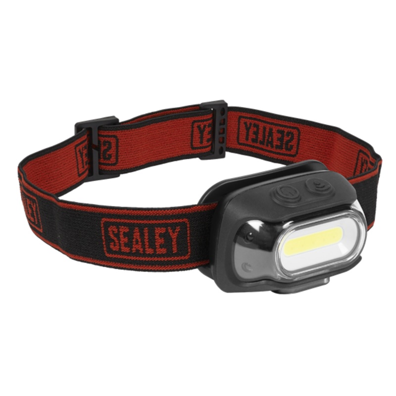 Sealey | Rechargeable Head Torch with Auto-Sensor 8W COB LED - HT08R