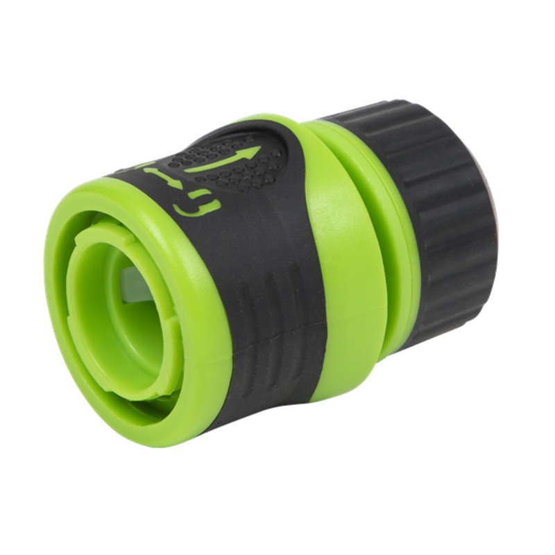 Sealey | Soft-Touch Hose Connector With Water Stop & Lock 1/2"-5/8" - JS3051