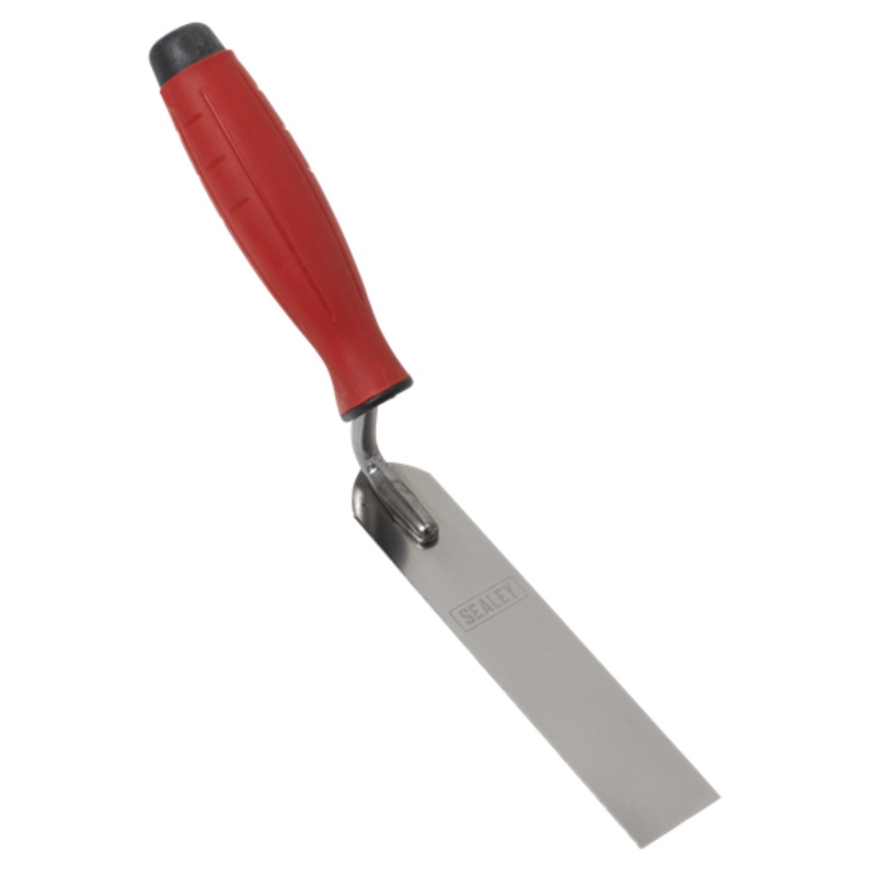 Sealey | Stainless Steel Finishing Trowel with Rubber Handle 30 x 160mm - T1740
