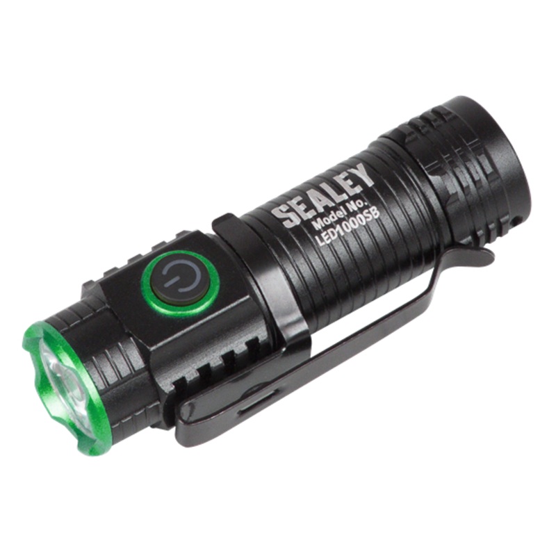 Sealey | Super Beam 1000lm Rechargeable SMD LED 10W Pocket Light - LED1000SB