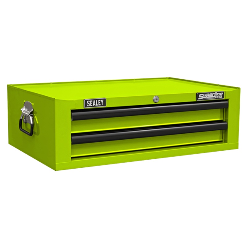 Sealey | Superline PRO Mid-Box Tool Chest 2 Drawer - Green/Black - AP26029THV