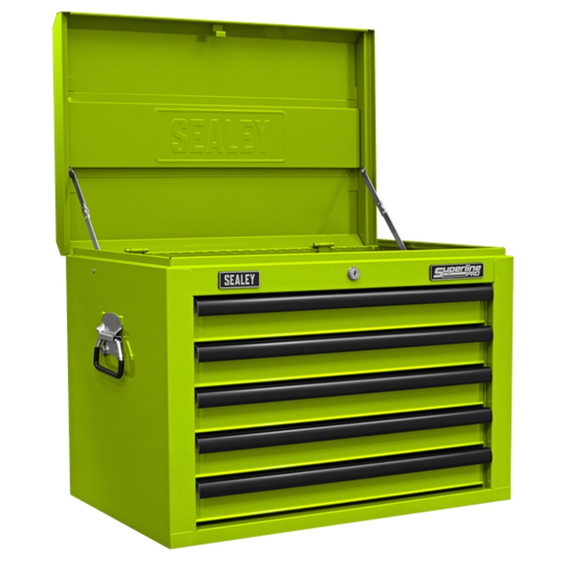 Sealey | Superline PRO Topchest 5 Drawer - Green/Black - AP26059THV