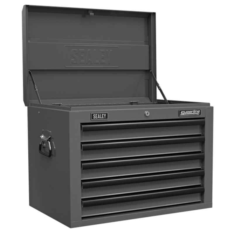 Sealey | Superline PRO Topchest 5 Drawer - Grey/Black - AP26059TG