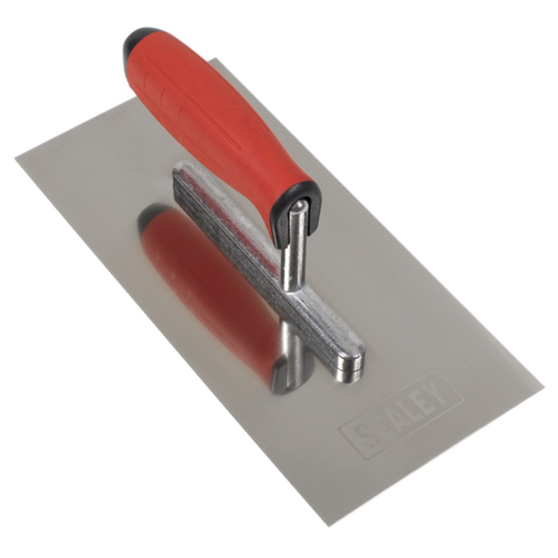 Sealey | Stainless Steel Plastering Trowel with Rubber Handle 270mm - T7800