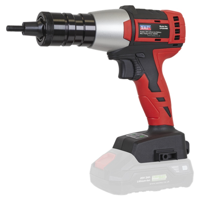 Sealey | SV20 Series Brushless Cordless Nut Riveter 20 V - Body Only - CP20VNR