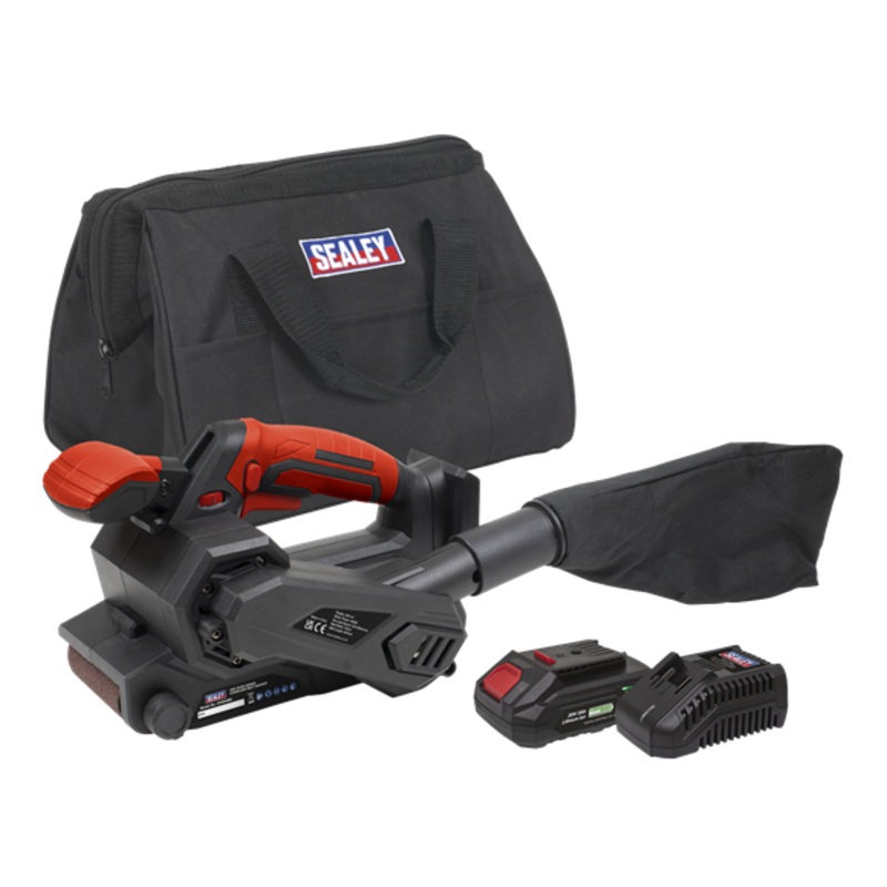 Sealey | SV20 Series Cordless Belt Sander Kit 20V 2Ah - CP20VBSKIT1