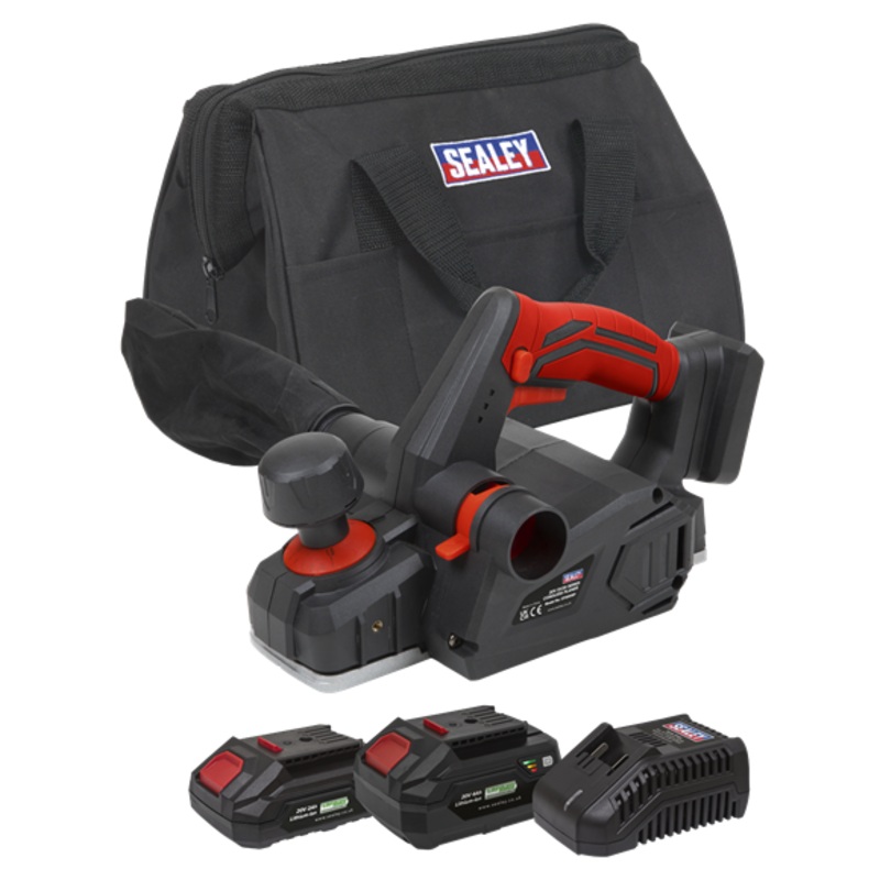 Sealey | SV20 Series Cordless Planer Kit 20V - 2 Batteries - CP20VEPKIT