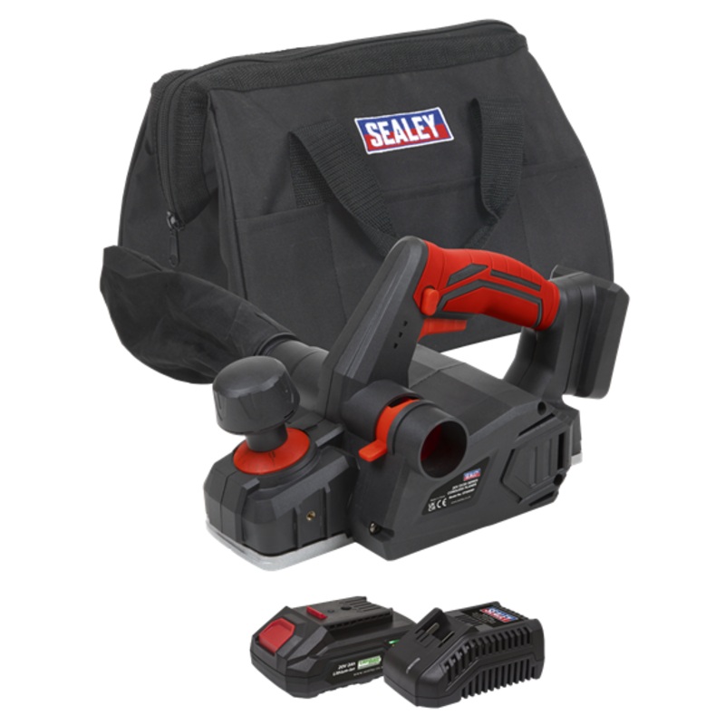 Sealey | SV20 Series Cordless Planer Kit 20V 2Ah - CP20VEPKIT1
