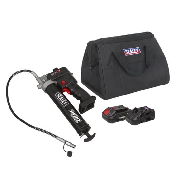 Sealey | SV20 Series Grease Gun Kit 20V 2Ah - CP20VGRGKIT1