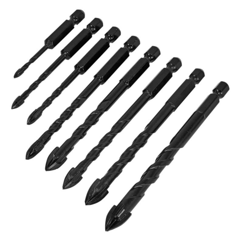 Sealey | Tile & Glass Drill Bit Set 8pc - DBGC1